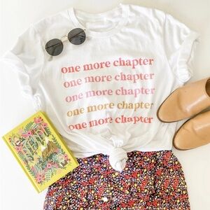 Inkwell Threads One More Chapter Literary Bookish T-Shirt